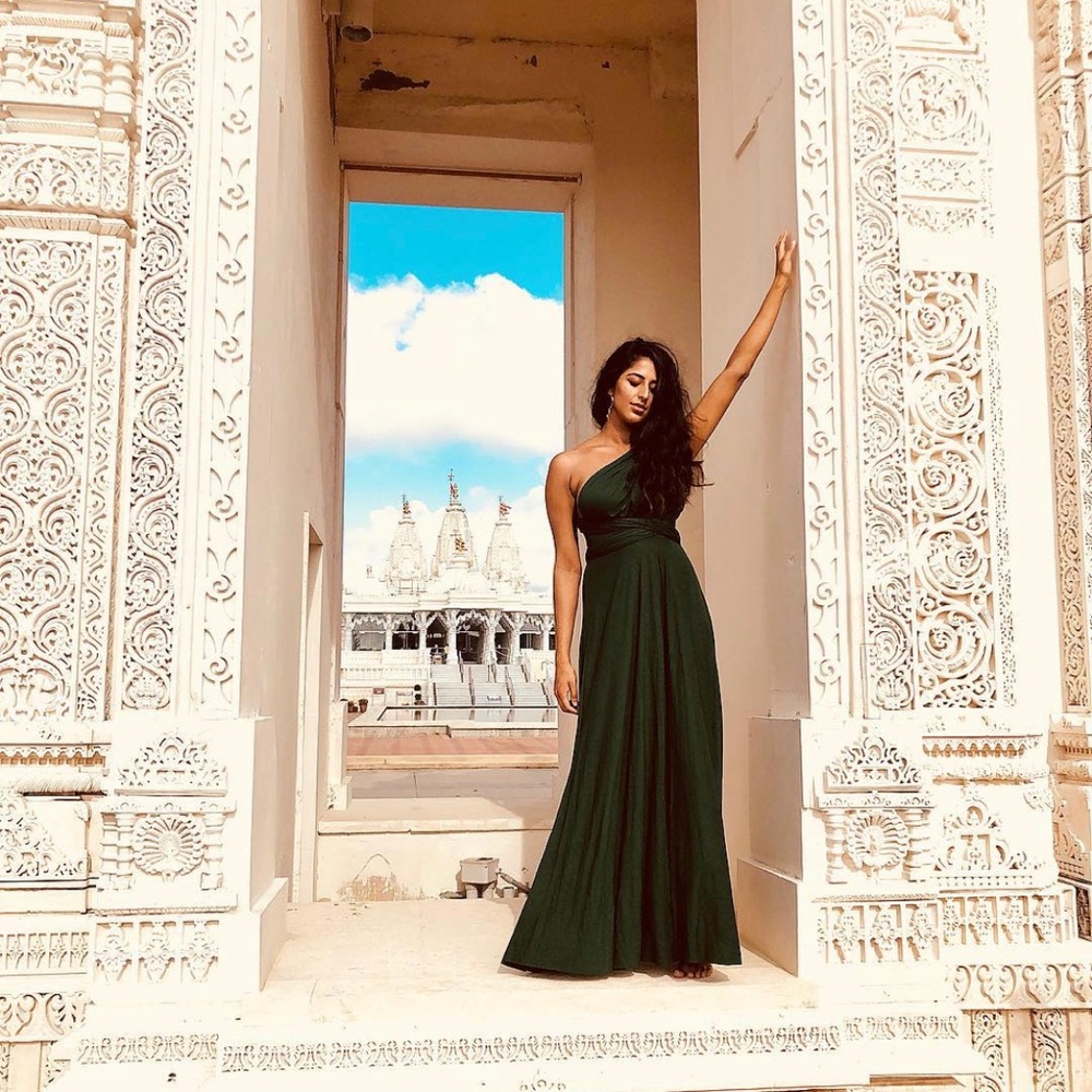 Tricks of the Trade Forest Green Maxi Dress - Picture 3 of 3